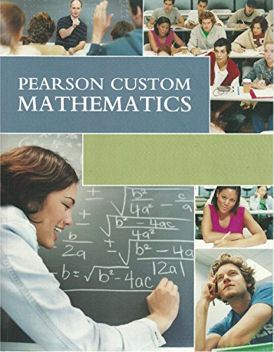 Beispielbild fr Pearson Custom Mathematics zum Verkauf von -OnTimeBooks-