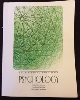 Stock image for Introductory Psychology (PSU Custom Edition) for sale by Better World Books: West