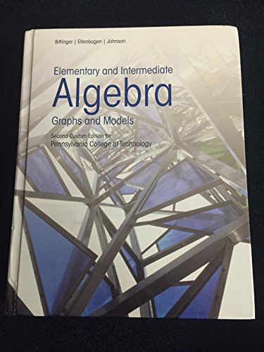 Stock image for Elementary and Intermediate Algebra Graphs and Models for sale by ThriftBooks-Atlanta