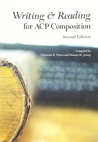 Beispielbild fr WRITING+READING F/ACP COMPOSIT zum Verkauf von Wrigley Books
