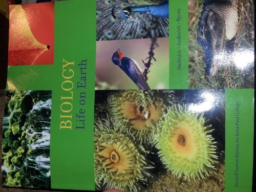 Imagen de archivo de Biology: Life on Earth; Second Custom Edition for Saint Paul College a la venta por HPB-Red