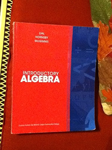 Imagen de archivo de Introductory Algebra, Atlantic Cape Community College a la venta por SecondSale