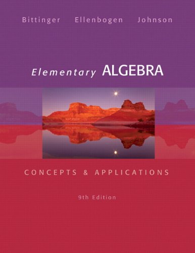 Imagen de archivo de Elementary Algebra (Custom Edition for Austin Community College) a la venta por HPB-Red