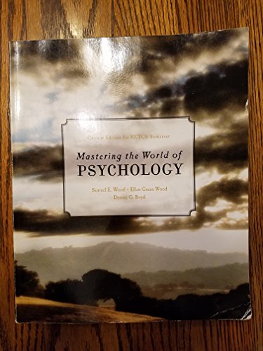 Imagen de archivo de Mastering the world of psychology a la venta por Better World Books