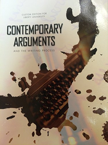 9781269388894: Contemproary Arguments and the Writing Process