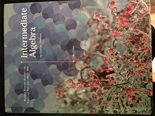 9781269389426: Intermediate Algebra