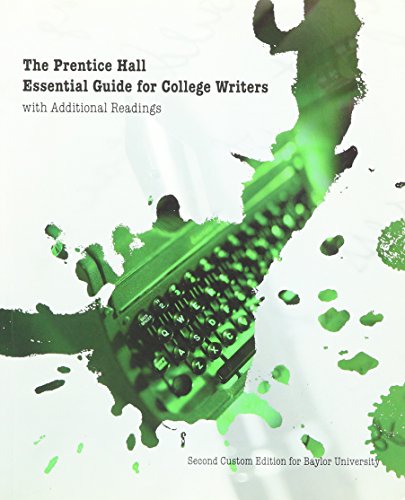 Beispielbild fr The Prentice Hall Essential Guide for College Writers with Additional Readings zum Verkauf von Gulf Coast Books