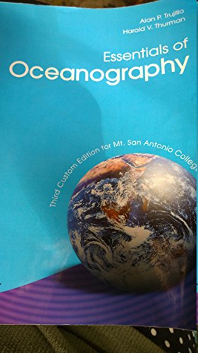 Beispielbild fr Essentials of Oceanography (Third Custom Edition for Mt. San Antonio College) - Paperback zum Verkauf von BooksRun