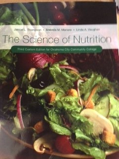 9781269408578: Science of Nutrition Custom OCCC