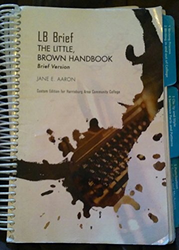 Imagen de archivo de LB Brief: The Little, Brown Handbook, Brief Version [5e] (Albright College) a la venta por BooksRun