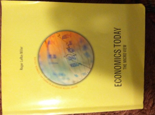 Imagen de archivo de Economics Today The Micro View Second Custom Edition For Milwaukee Area Technical College a la venta por Better World Books