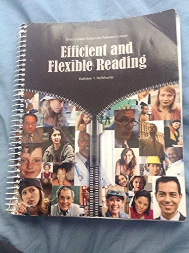 Imagen de archivo de Efficient and Flexible Reading a la venta por Better World Books