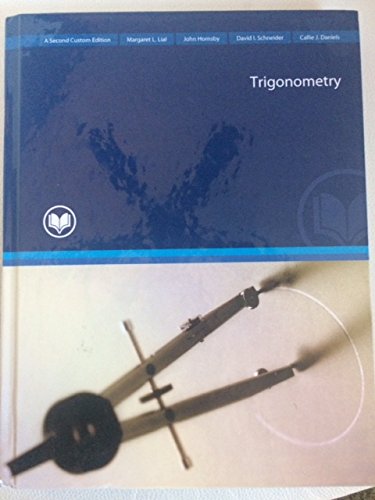 9781269417488: Trigonometry 10th Edition (Second Custom Edition)