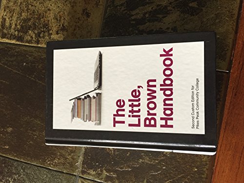 Imagen de archivo de The Little, Brown Handbook, 2nd Custom Edition for Pikes Peak Community College a la venta por Once Upon A Time Books