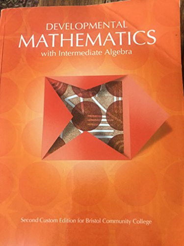 Imagen de archivo de Developmental Mathematics with Intermediate Algebra a la venta por Better World Books