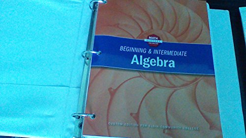 Stock image for Beginning & Intermediate Algebra (Custom Edition For Elgin Community College) Loose Leaf for sale by HPB-Red
