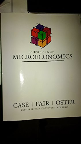 Stock image for Principles Of Microeconomics (Custom Edition for University of Texas) for sale by HPB-Red
