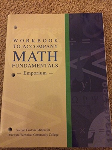 9781269432979: Workbook to Accompany Math Fundamentals