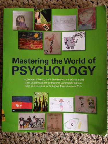 Beispielbild fr Mastering the World of Psychology zum Verkauf von Better World Books