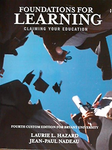 Stock image for Foundations For Learning for sale by ThriftBooks-Dallas