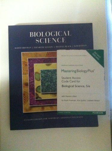 Stock image for Biological Science : Custom edition for Northern Arizona University for sale by Better World Books: West