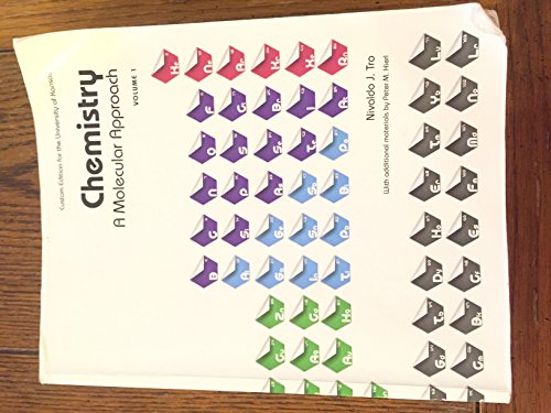 9781269515856: Chemistry a Molecular Approach (Custom Edition for the University of Kansas)