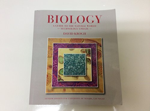 Imagen de archivo de Biology: The Gide to the Natural World, Technology Update, Fifth Edition, UNLV Custom Edition a la venta por Books From California