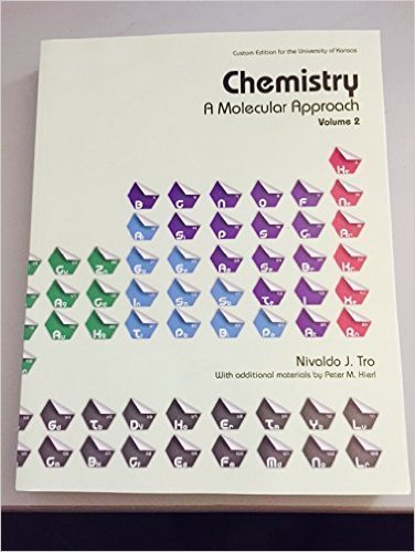 Imagen de archivo de Chemistry a Molecular Approach Volume 2 (Custom Edition for the University of Kansas) a la venta por HPB-Red