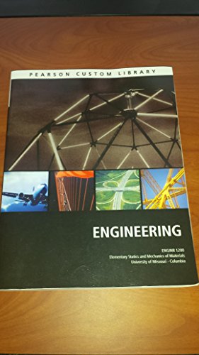 Imagen de archivo de By Pearson Custom Library Engineering Mechanics: Statics Custom ENGINR1200 [Paperback] a la venta por Better World Books