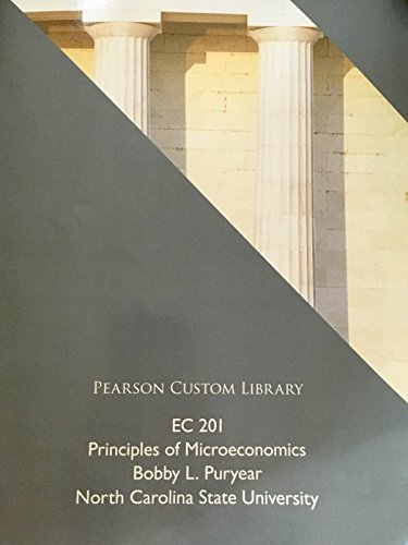 Imagen de archivo de Ec 201 Principles of Microeconomics a la venta por Better World Books