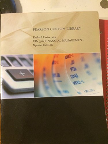 9781269695305: DePaul University FIN 310 FINANCIAL MANAGEMENT Special Edition
