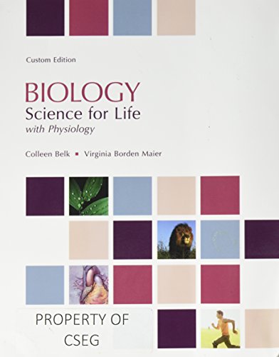 Imagen de archivo de BIOLIGY Science for Life with Physiology, Custom Edition a la venta por HPB-Red