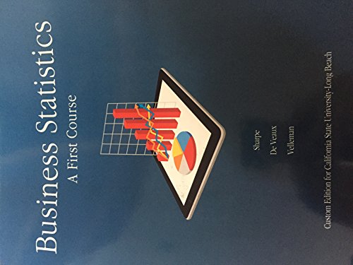Stock image for Business Statistics A First Course for sale by Hawking Books