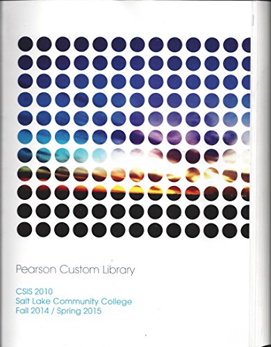 9781269772259: CSIS 2010 Salt Lake Community College