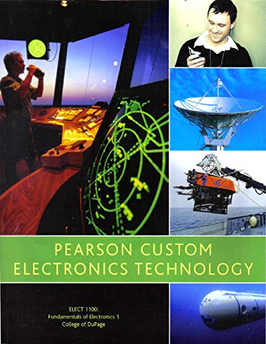 Stock image for Pearson Custom Electronics Technology for sale by HPB-Red