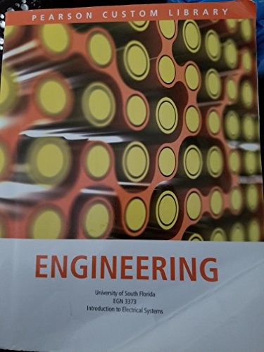 Beispielbild fr Introduction to Electrical Systems EGN3373 University of South Florida Textbook zum Verkauf von BooksRun
