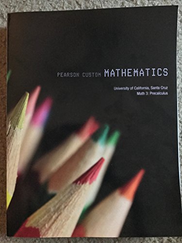 Stock image for Pearson Custom Mathematics UC Santa Cruz, Math 3: Precalculus for sale by HPB-Red