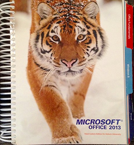 9781269862714: Microsoft Office 2013 Third Custom Edition for Auburn University