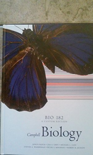Imagen de archivo de Bio 182 Custom Edition Campbell Biology a la venta por SecondSale