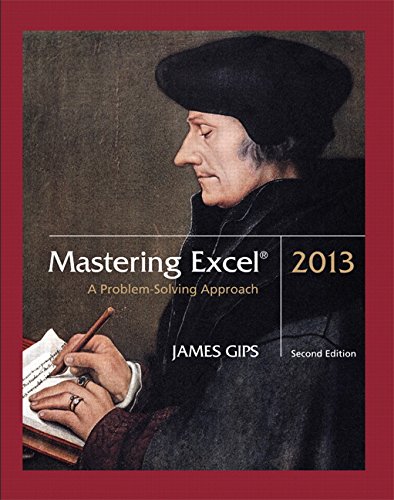 9781269888004: Mastering Excel 2013: A Problem-Solving Approach