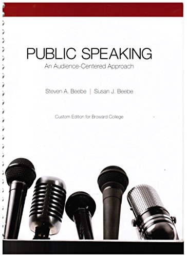 Beispielbild fr Public Speaking: An Audience-centered Approach zum Verkauf von Better World Books