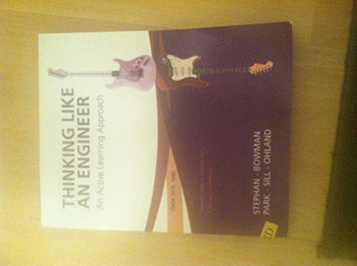 Imagen de archivo de Thinking Like an Engineer a la venta por ThriftBooks-Dallas