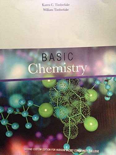 Imagen de archivo de Basic Chemistry: Second Custom Edition for Hudson Valley Community College a la venta por SecondSale