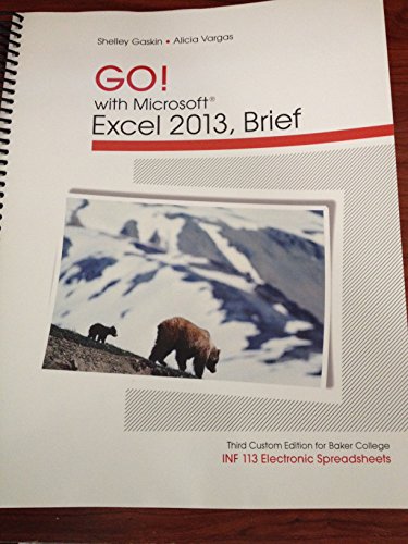 Imagen de archivo de Go! With Microsoft Excel 2013, Brief a la venta por Better World Books