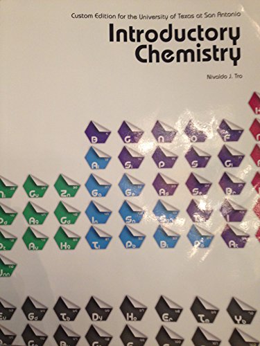 Imagen de archivo de Introductory Chemistry ~ Custom Edition for UTSA a la venta por HPB-Red