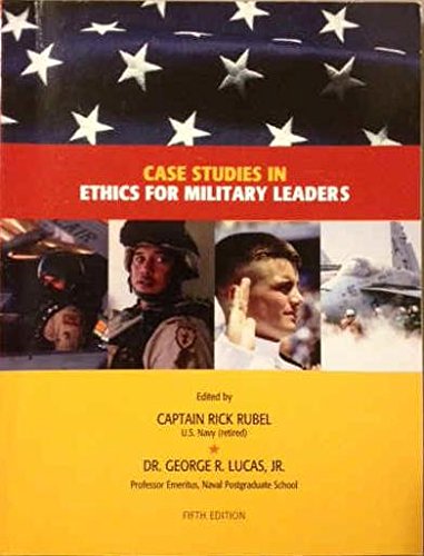 Stock image for Case Studies in Ethics for Military Leaders for sale by HPB-Red