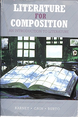 Imagen de archivo de Literature for Composition: An Introduction to Literature (Third Custom Edition for Corning Community College) a la venta por Alplaus Books