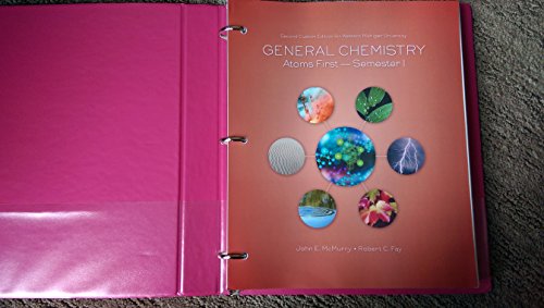 Stock image for General Chemistry, Atoms First - Semester 1 for sale by Better World Books