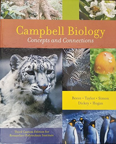 Beispielbild fr Campbell Biology Concepts & Connections (Custom edition for Lake Washington Institute of Technology) 8th Edition zum Verkauf von HPB-Red