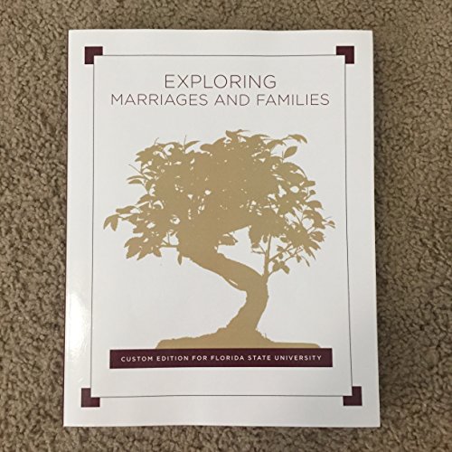 Imagen de archivo de Exploring Marriages and Families: Custom Edition for Florida State University a la venta por HPB-Red